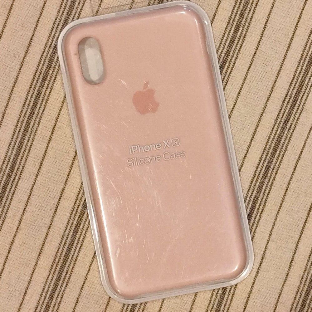 *NEW* iPhone Xs Silicone Case Pink Sand